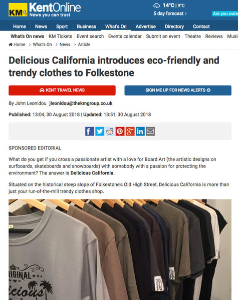 Kent Online Delicious California Editorial