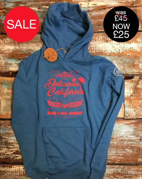 Unisex Hoodies (100% Recycled) - Delicious California Logo - Delicious California