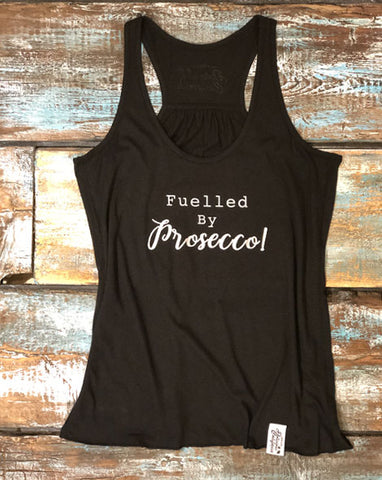 Yoga Vest - 'Fuelled by Prosecco'