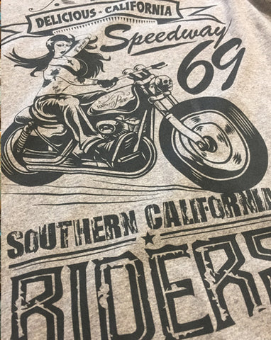 Southern Riders - Men's 100% Organic T-Shirt [Melange Grey]