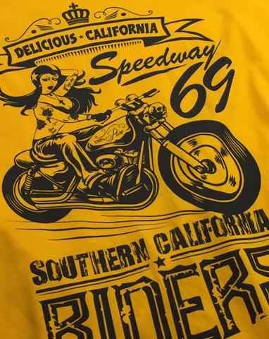 Southern Riders - Men's 100% Organic T-Shirt [Yellow]