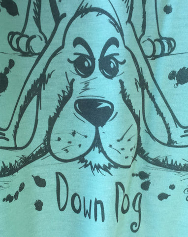 'Down Dog' Yoga vest top