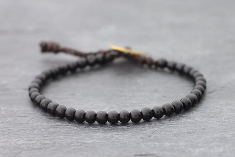 Simple Black Onyx Bracelet