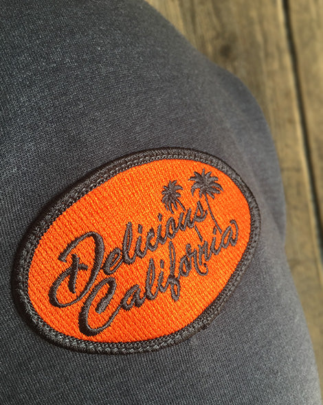 Sweatshirt (100% Recycled) - 100% Pure Pinup Design - Delicious California