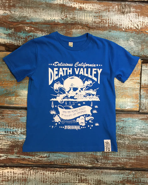 Death Valley (Blue) - Kids T-Shirt - Delicious California