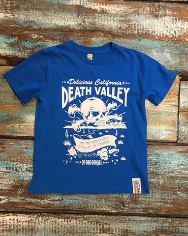 Death Valley (Blue) - Kids T-Shirt