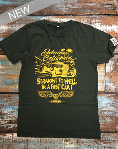 'Delicious California' Surf Camp' Graphic T-Shirt