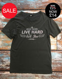 'Live Hard Fuck Slow' Graphic T-Shirt - Delicious California
