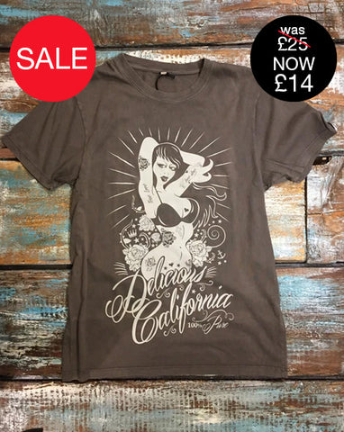 '100% Pure' Pinup Design Branded T-Shirt