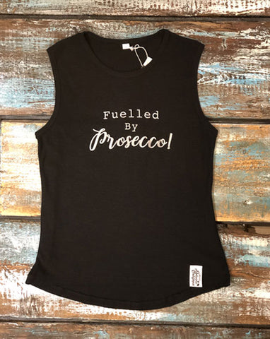 Yoga Tank - 'Fuelled by Prosecco'
