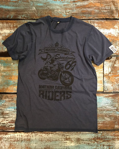 Southern Riders - Men's 100% Organic T-Shirt [Denim Blue]