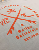 Delicious California Surf Camp (Baby Blue) - Kids T-Shirt - Delicious California