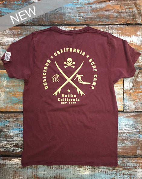 'Delicious California' Surf Camp' Graphic T-Shirt - Delicious California