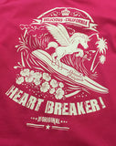 Surfing Unicorn (Hot Pink) - Kid's T-Shirt - Delicious California