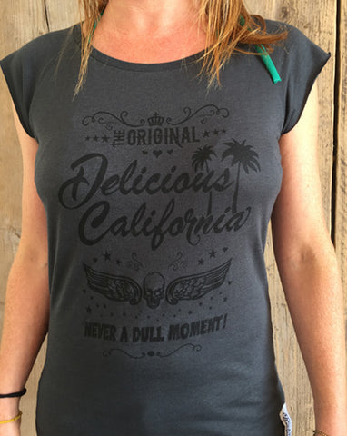 Delicious California Logo - Women's Bamboo T-Shirt