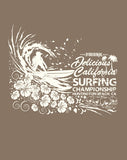 Huntington Beach Surf Comp - T-Shirt (Mens) - Delicious California
