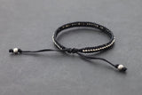 Black Beaded Adjustable Bracelet - Delicious California